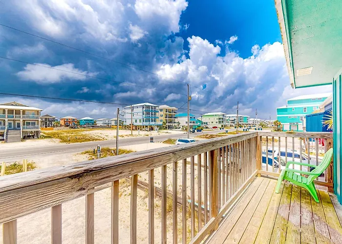Holiday home Gulf-front W Balcony Views Wifi Ac & Shared Gulf-facing Pool Gulf Shores
